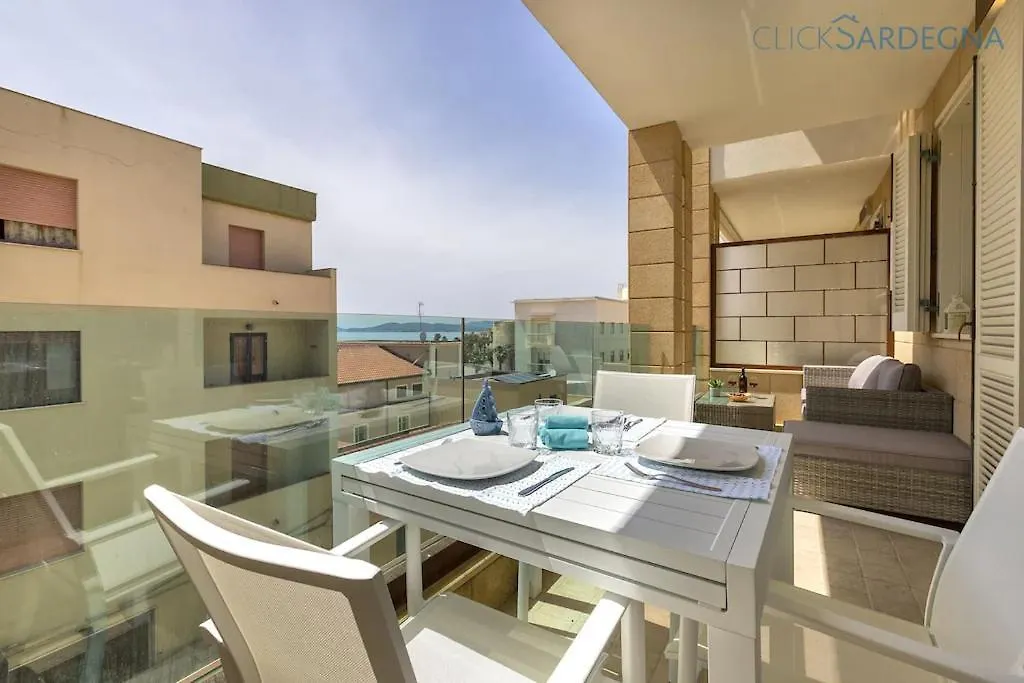 Residencia Vejademar Sea View, Close To The Beach With Parking Space Alghero